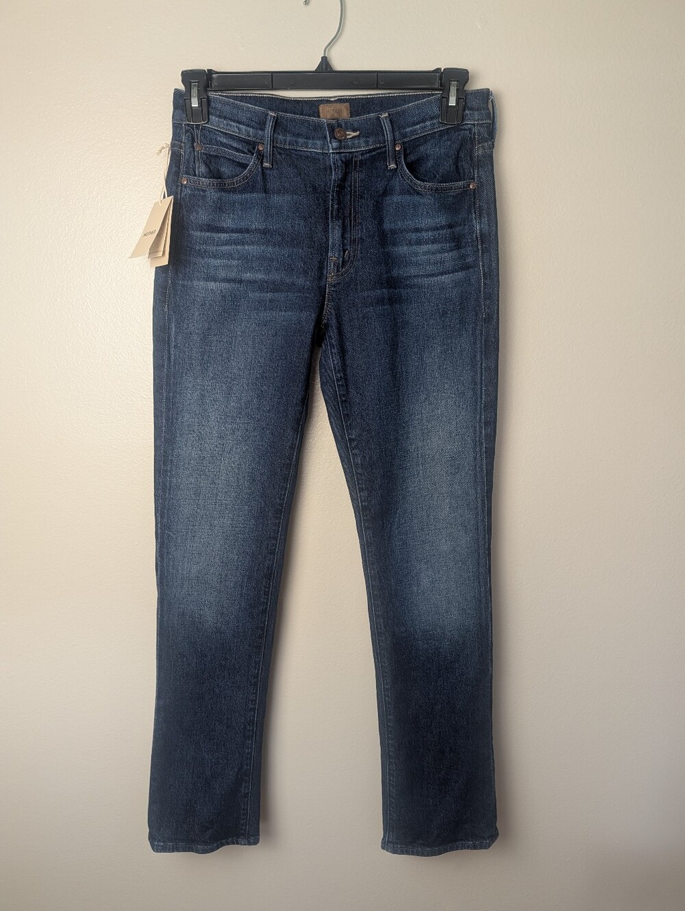 MOTHER The Rascal Skimp In Shine On NWT $248 Mid Rise Straight Leg - Picture 5 of 16
